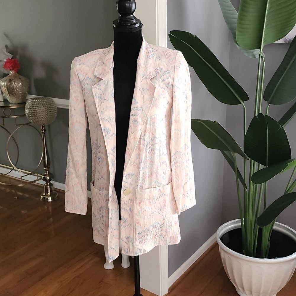 Vintage MJ printed blazer